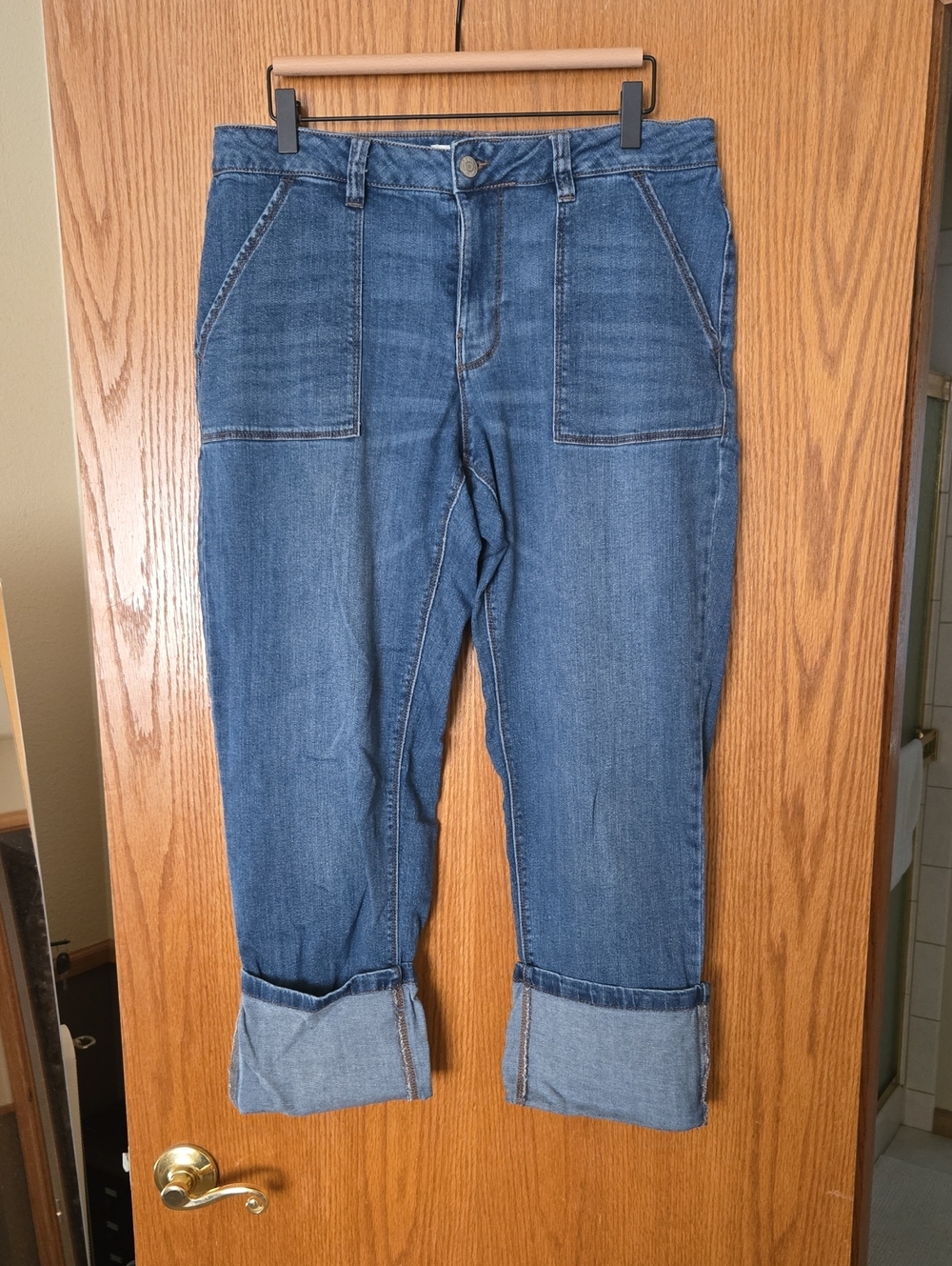 Cato EST. 1946 Denim Women's Straight Leg Crop Jeans 12